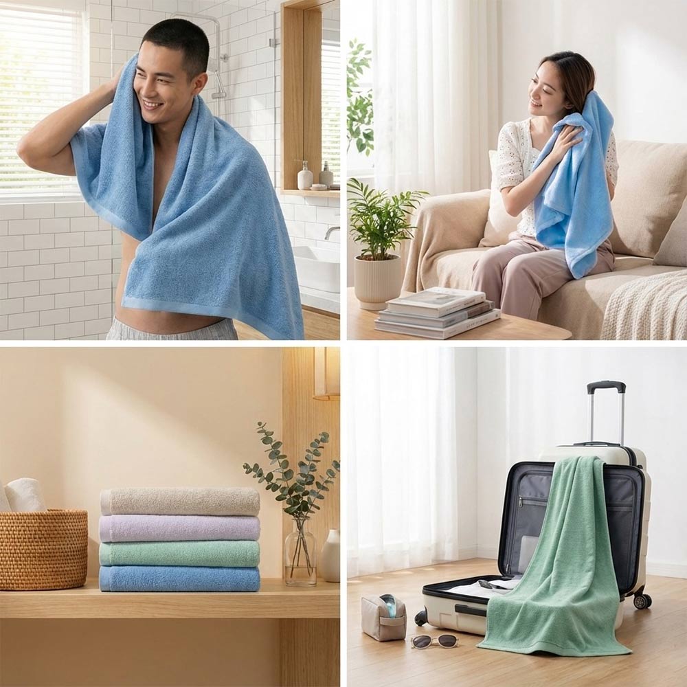 【輕量化生活】告別厚重晾不乾!為什麼越來越多人選擇「小浴巾」?(图6) 【輕量化生活】告別厚重晾不乾!為什麼越來越多人選擇「小浴巾」?(图6)